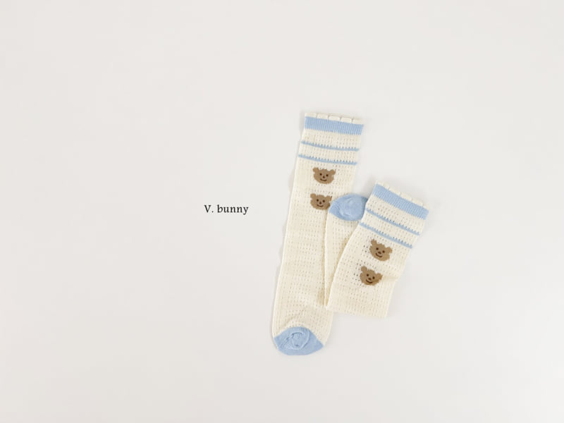 V Bunny - Korean Children Fashion - #Kfashion4kids - Cloud Bear Socks Set - 7
