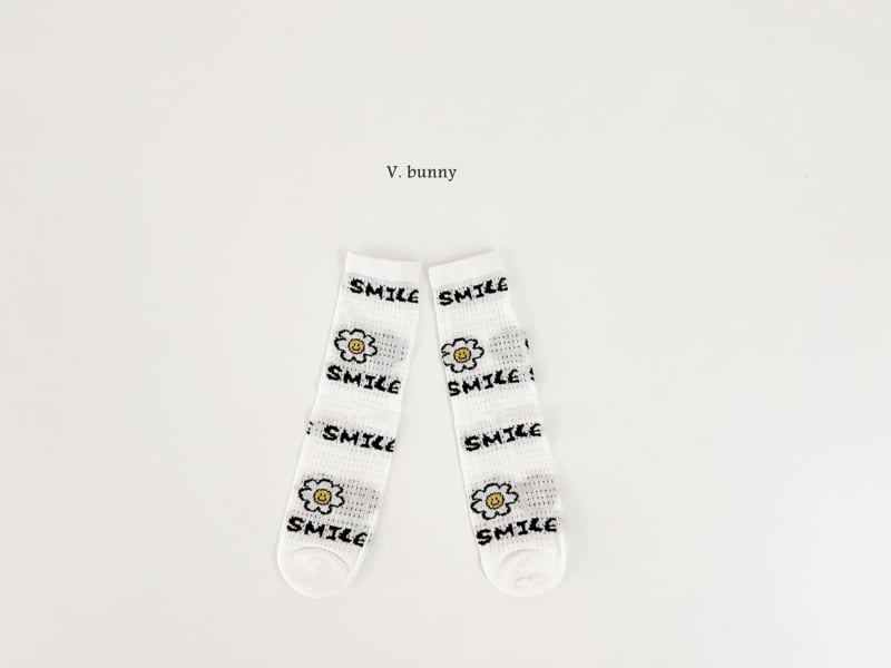 V Bunny - Korean Children Fashion - #Kfashion4kids - Smile Socks Set - 6