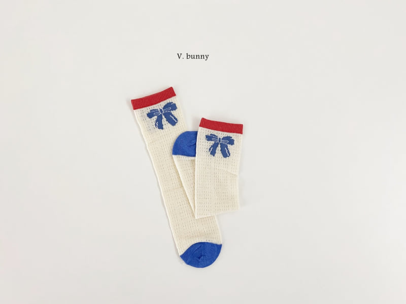 V Bunny - Korean Children Fashion - #Kfashion4kids - Ribbon Socks Set - 5