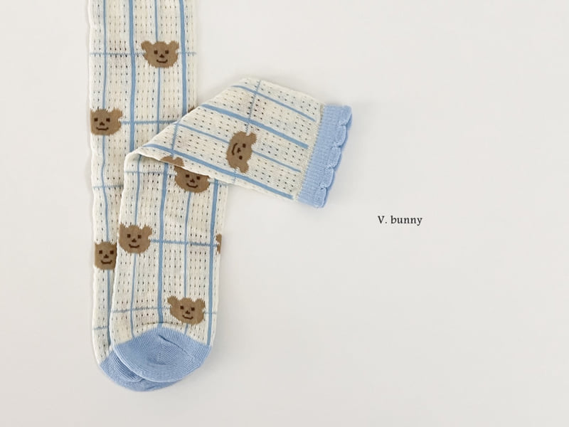 V Bunny - Korean Children Fashion - #kidzfashiontrend - Cloud Bear Socks Set - 6