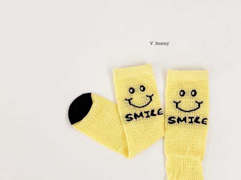 V Bunny - Korean Children Fashion - #kidzfashiontrend - Smile Socks Set - 5