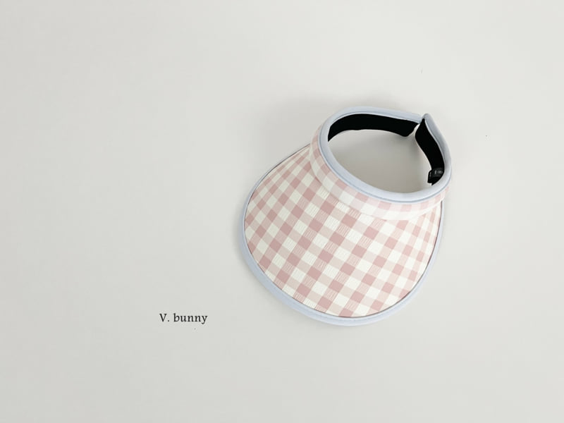 V Bunny - Korean Children Fashion - #littlefashionista - Check Sun Cap - 7
