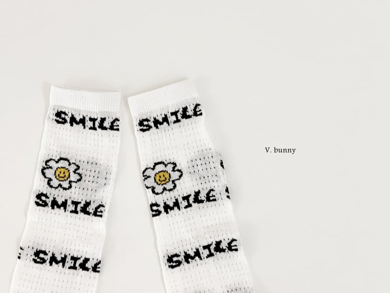 V Bunny - Korean Children Fashion - #littlefashionista - Smile Socks Set - 7