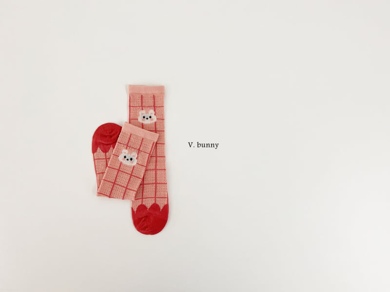 V Bunny - Korean Children Fashion - #littlefashionista - Good Cherry Socks Set - 5