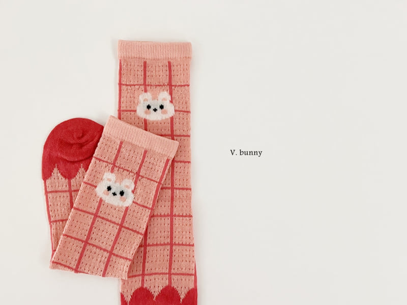 V Bunny - Korean Children Fashion - #magicofchildhood - Good Cherry Socks Set - 6