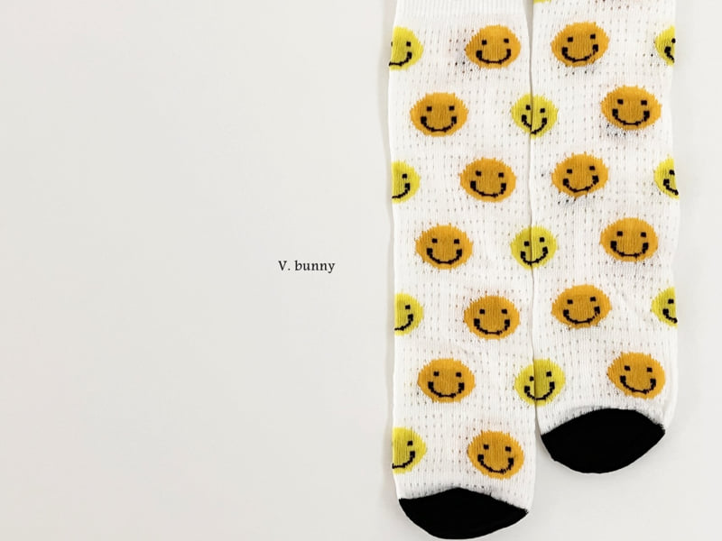 V Bunny - Korean Children Fashion - #minifashionista - Smile Socks Set - 9