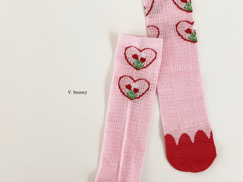 V Bunny - Korean Children Fashion - #minifashionista - Ribbon Socks Set - 8