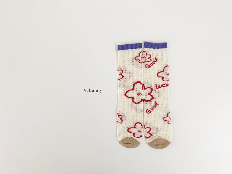 V Bunny - Korean Children Fashion - #minifashionista - Good Cherry Socks Set - 7