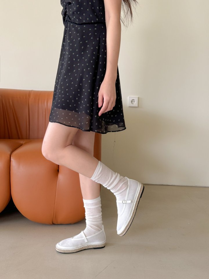 Vade - Korean Women Fashion - #momslook - Mesh Mary Jane Flat - 7
