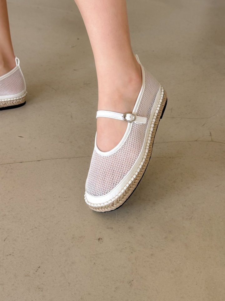 Vade - Korean Women Fashion - #momslook - Mesh Mary Jane Flat - 9