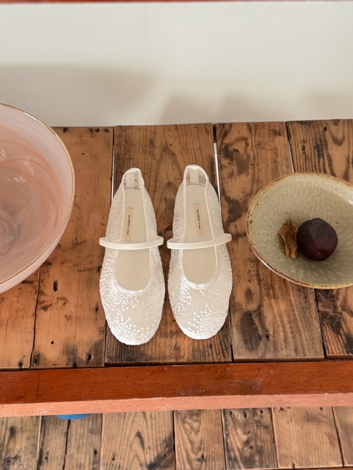 Vade - Korean Women Fashion - #momslook - Mesh Flat - 2