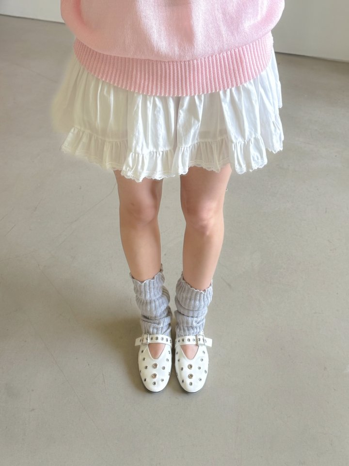Vade - Korean Women Fashion - #momslook - Basic Mary Jane Funky Strap Flat - 11
