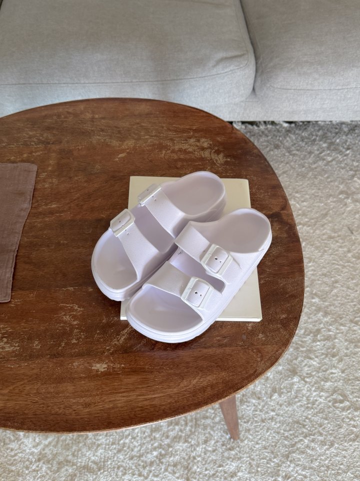Vade - Korean Women Fashion - #momslook - Buckle Birkenstock Style EVA Slipper - 6