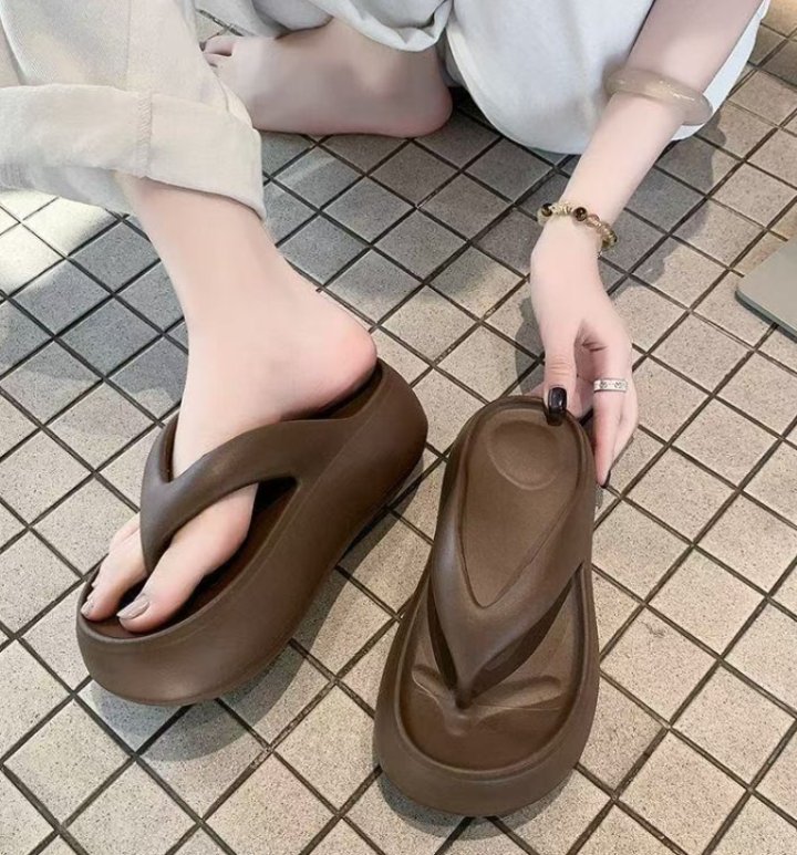 Vade - Korean Women Fashion - #momslook - Basic Platform EVA Slipper - 10