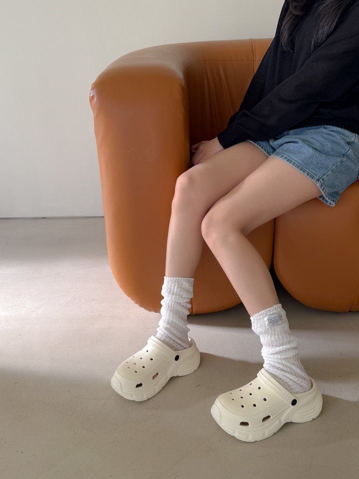 Vade - Korean Women Fashion - #momslook - Summer Sandals EVA Basic Crocs Slipper - 9