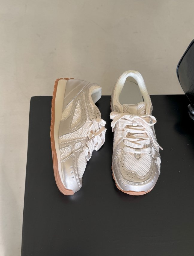 Vade - Korean Women Fashion - #momslook - Basic Sneakers Mesh - 11