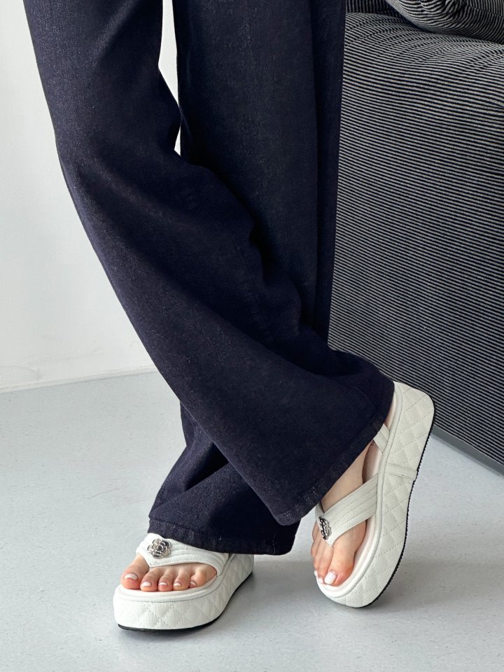 Vade - Korean Women Fashion - #womensfashion - Platform Flip-Flop Sandals Heel - 4