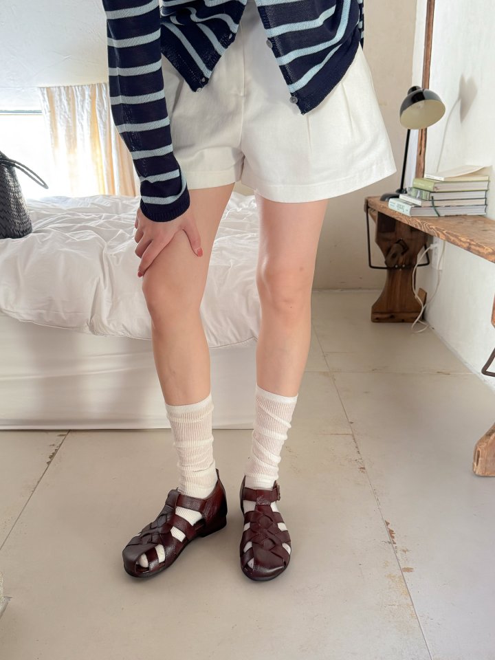 Vade - Korean Women Fashion - #momslook - Leather Medusa Sandals - 3