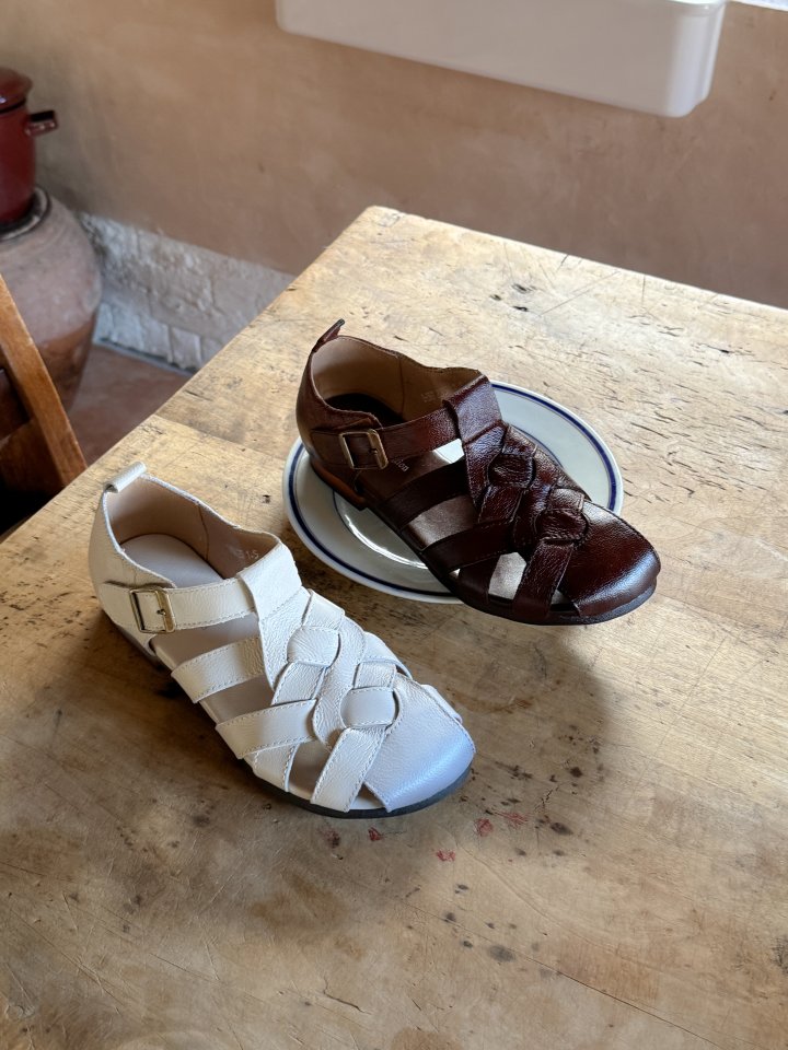 Vade - Korean Women Fashion - #momslook - Leather Medusa Sandals - 9