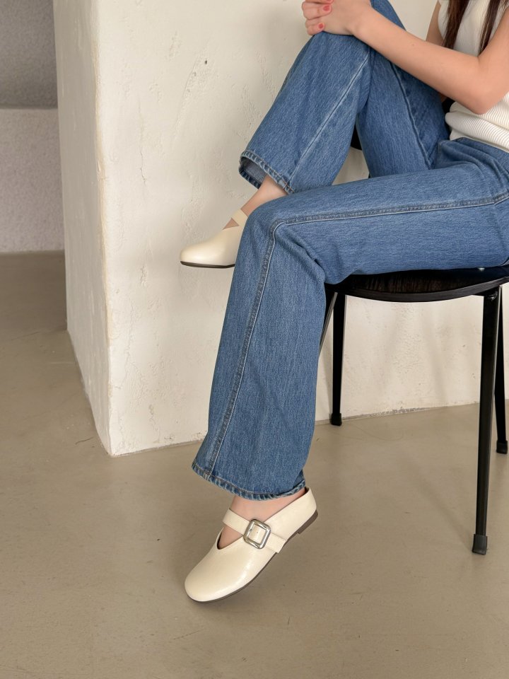 Vade - Korean Women Fashion - #momslook - Basic Mary Jane Flat - 6