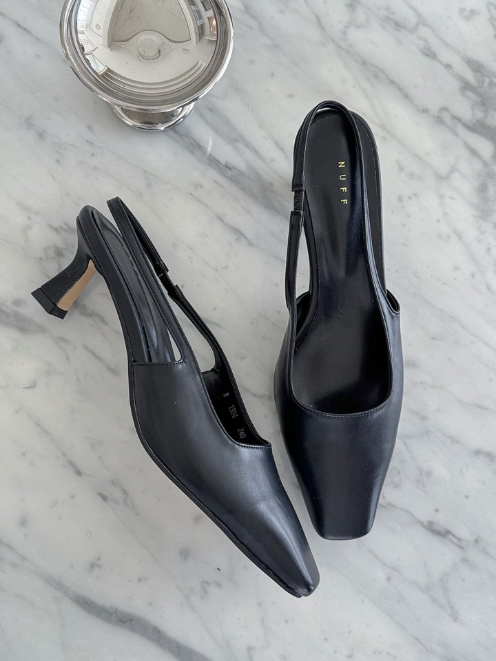 Vade - Korean Women Fashion - #momslook - Square Slingback Sandals - 9
