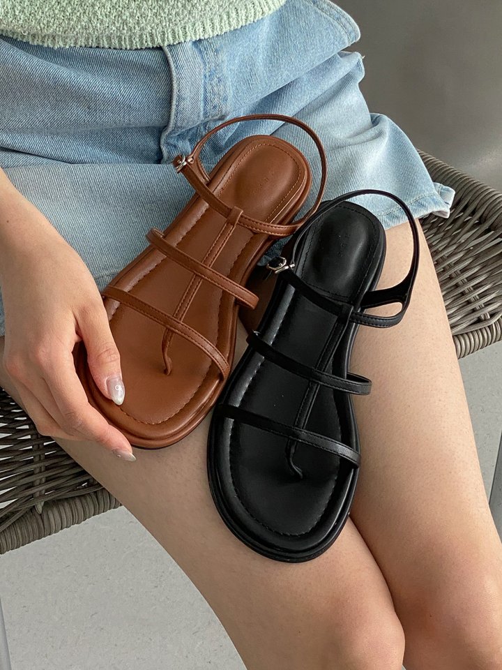 Vade - Korean Women Fashion - #momslook - Strap Sandals Summer Slipper