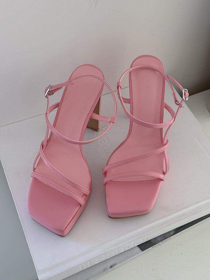 Vade - Korean Women Fashion - #momslook - Kill Heel Strap Sandals Heels - 6