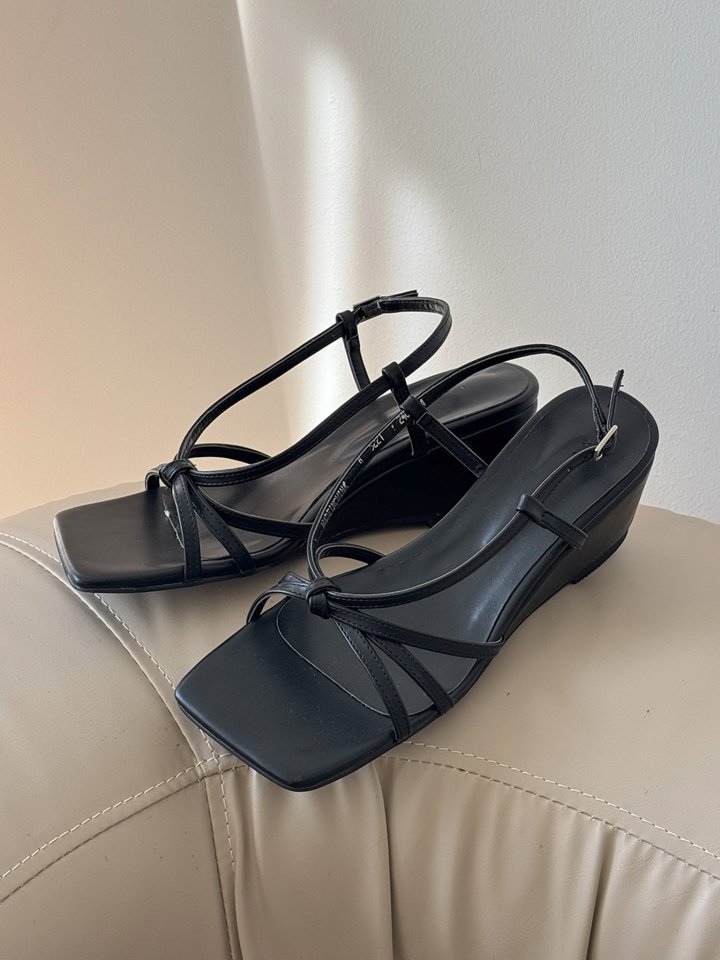 Vade - Korean Women Fashion - #momslook - Wedge Sandals - 8