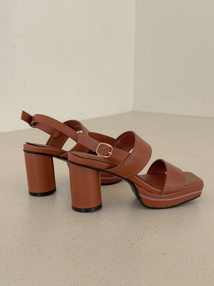 Vade - Korean Women Fashion - #momslook - Square Sandals - 2