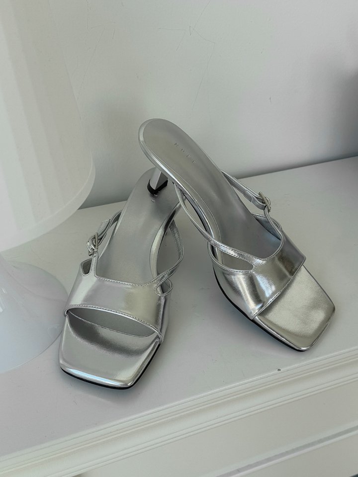 Vade - Korean Women Fashion - #momslook - Buckle Strap Mule Sandals - 3