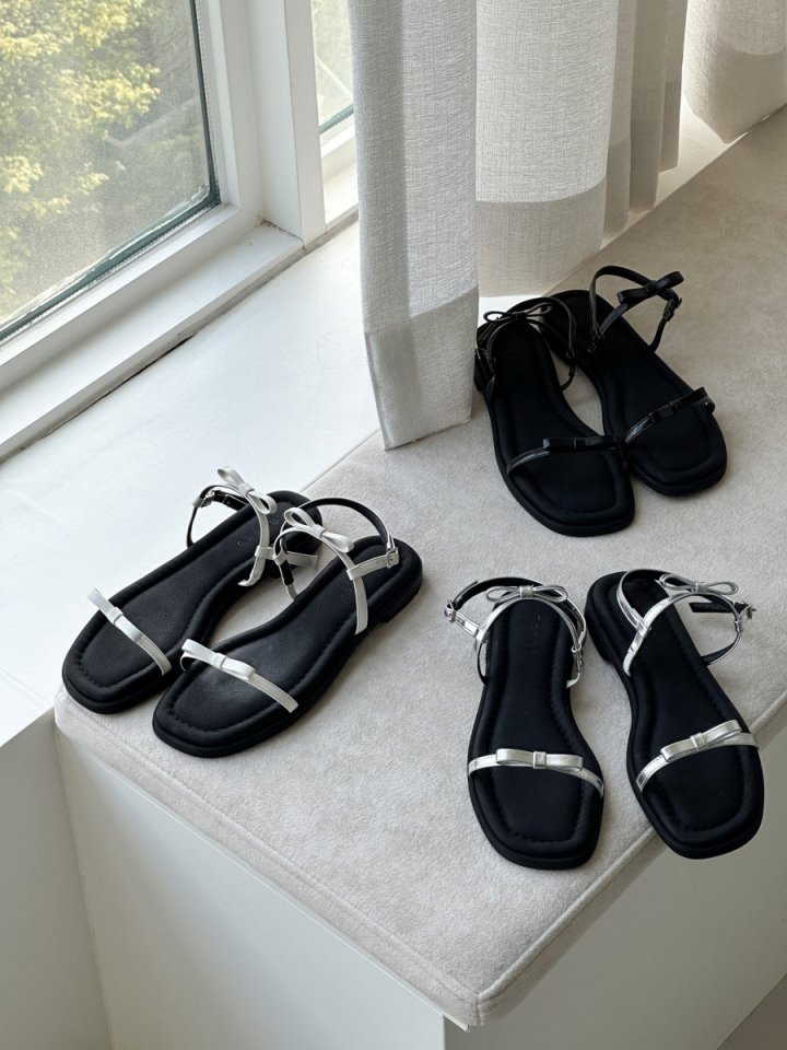 Vade - Korean Women Fashion - #momslook - Ribbon Strap Sandals - 5