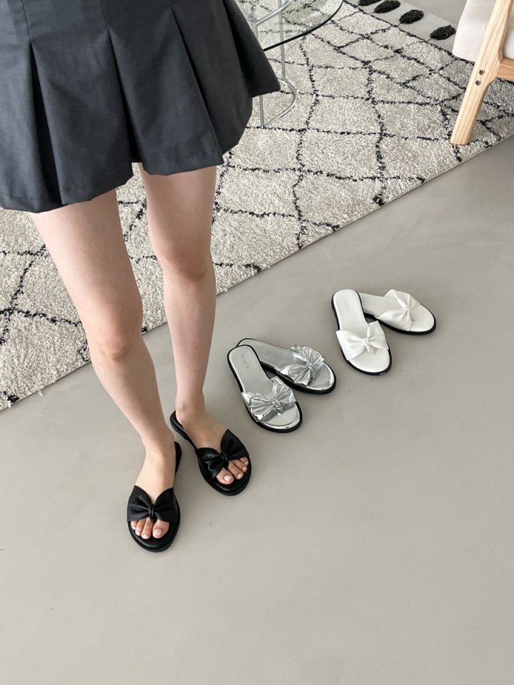 Vade - Korean Women Fashion - #womensfashion - Ribbon Point Flip-Flop - 4