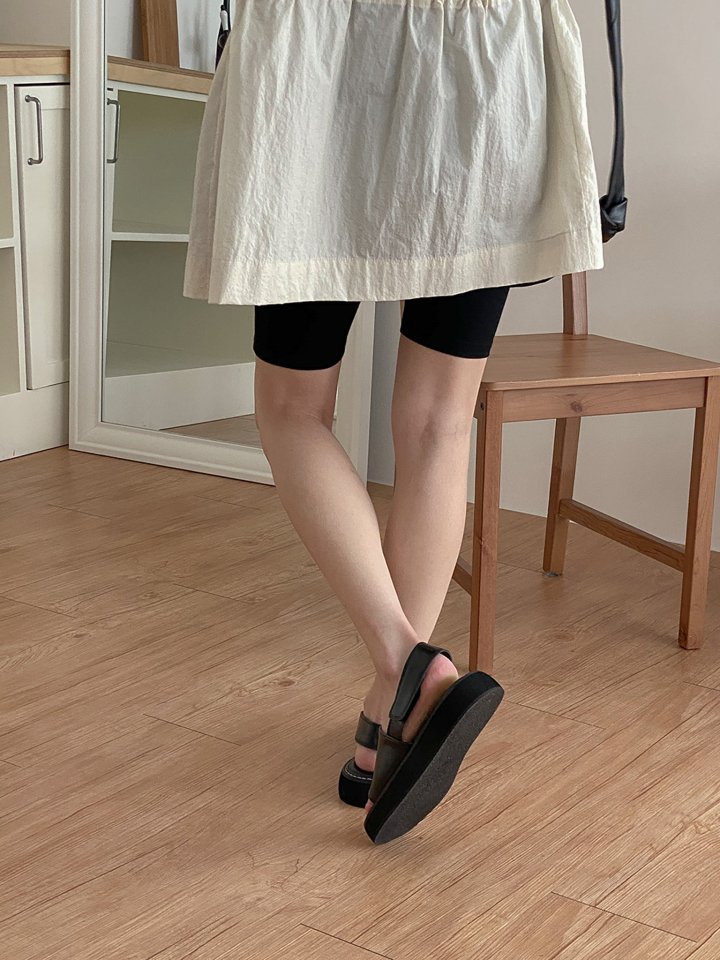 Vade - Korean Women Fashion - #momslook - Basic Slingback Velcro Strap Sandals - 7