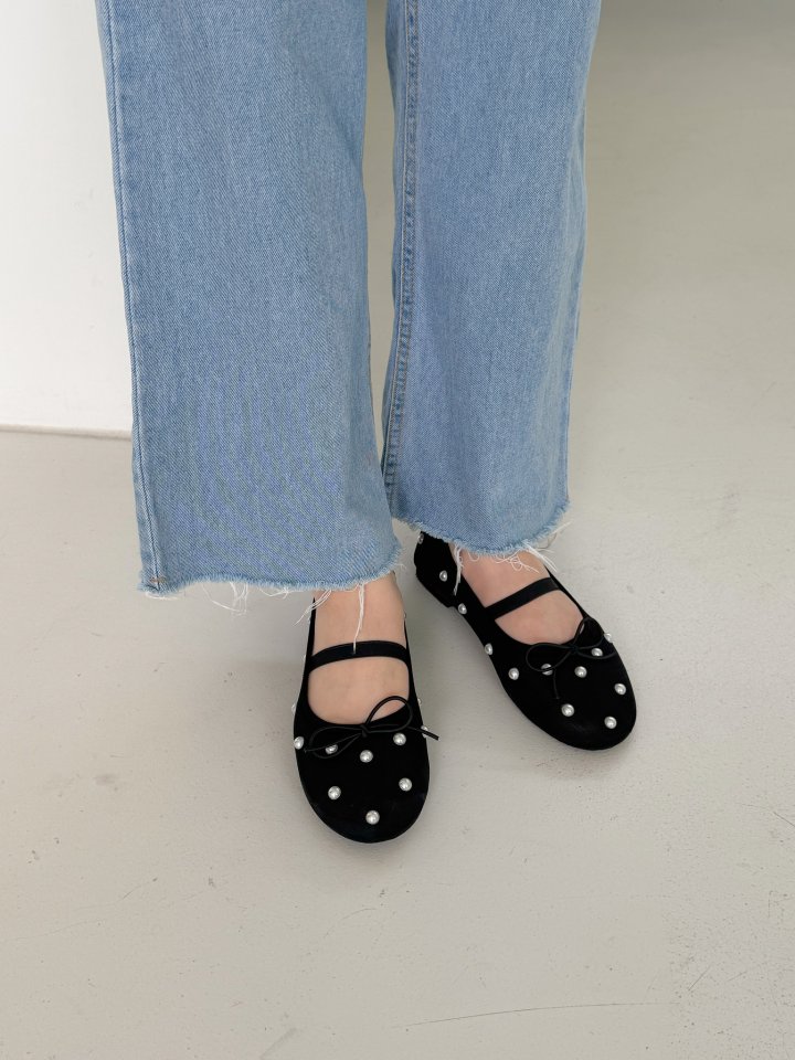 Vade - Korean Women Fashion - #momslook - Round Mesh Mary Jane Flat - 10