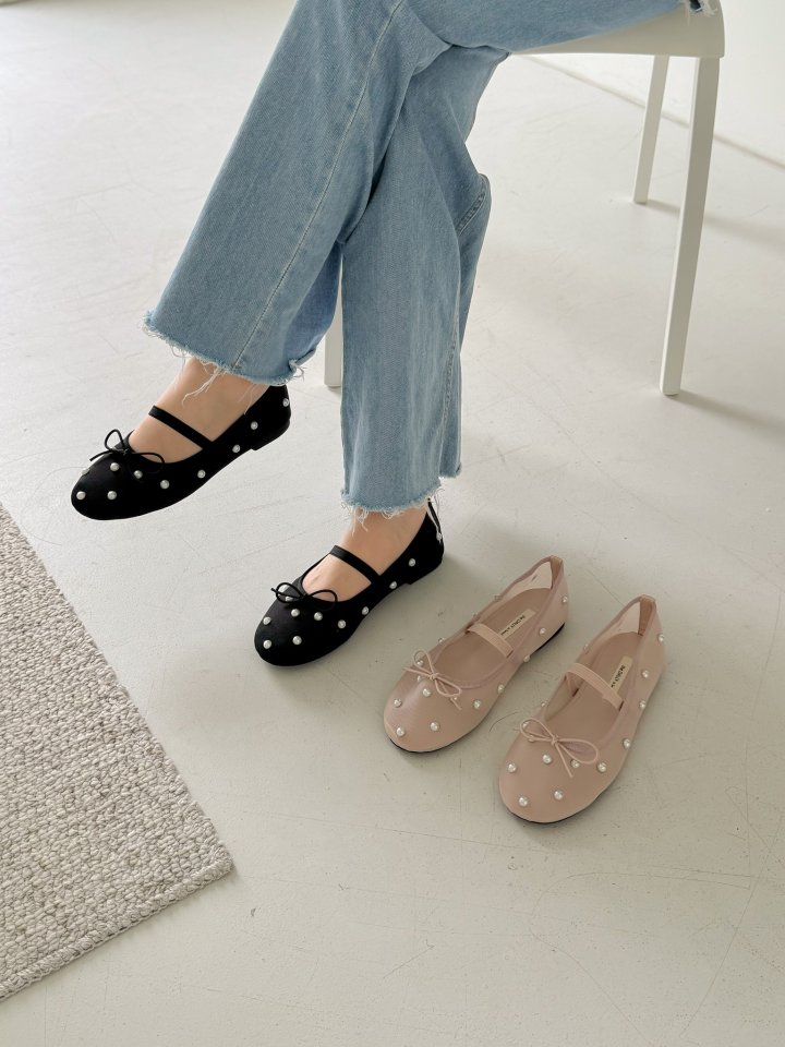 Vade - Korean Women Fashion - #momslook - Round Mesh Mary Jane Flat - 8