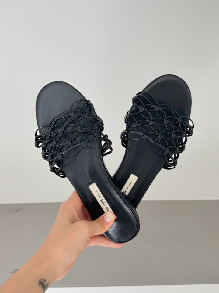 Vade - Korean Women Fashion - #momslook - Sandals Jelly Mesh High Quality Round Slipper - 8