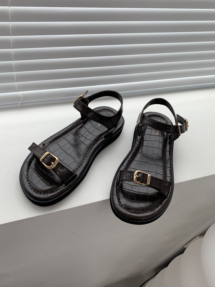 Vade - Korean Women Fashion - #momslook - Round Strap Sandals - 12