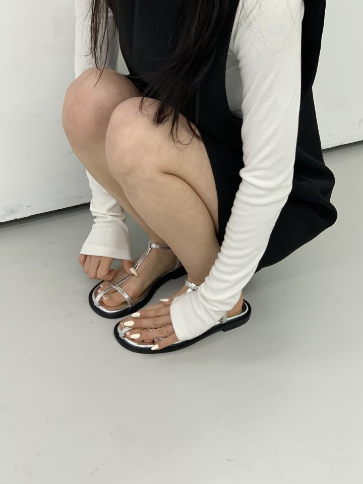 Vade - Korean Women Fashion - #momslook - Round Sandals Heel Slipper - 11