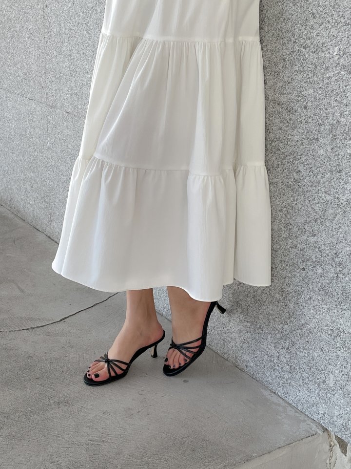 Vade - Korean Women Fashion - #momslook - Sandals Round Twisted Mule Heel - 6