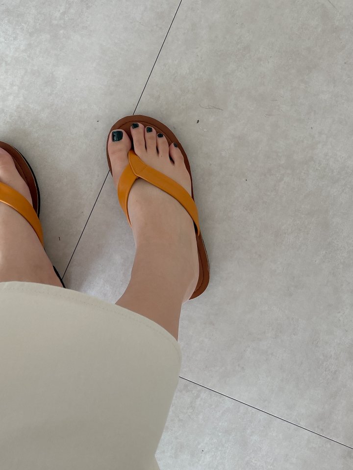Vade - Korean Women Fashion - #momslook - Summer Sandals Flip-Flop Slipper Low Heel Modern - 9