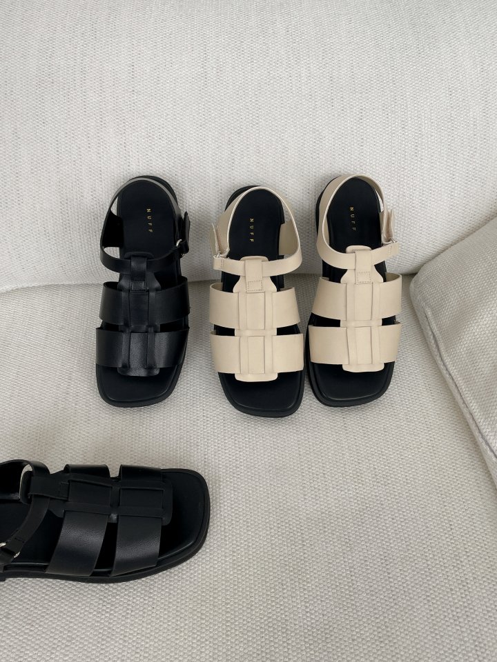 Vade - Korean Women Fashion - #womensfashion - Square Open-Toe Sandals - 4