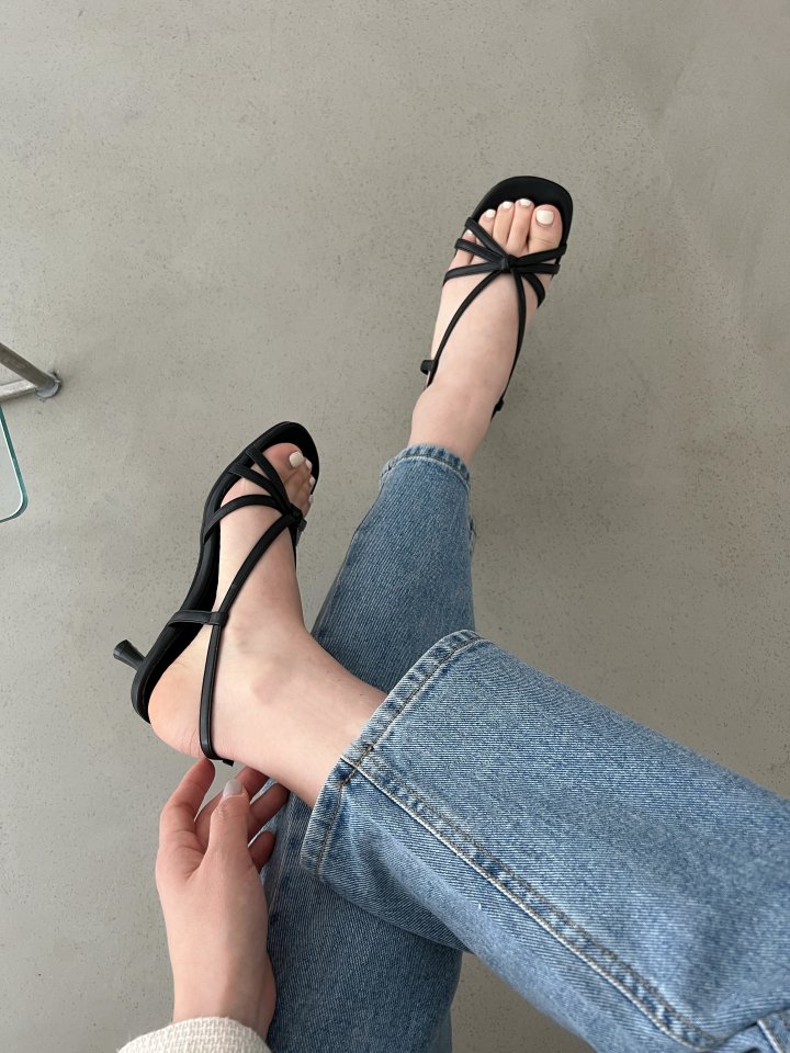 Vade - Korean Women Fashion - #momslook - Sandals Heel Mid Heel - 11