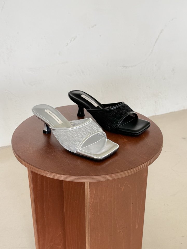 Vade - Korean Women Fashion - #momslook - Bermuda Square Sandals Heel - 3