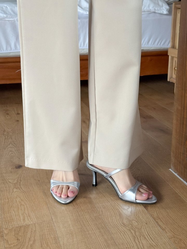 Vade - Korean Women Fashion - #momslook - Round Stiletto Pointed Sandals Heel - 12