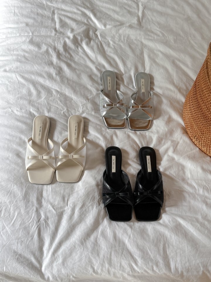 Vade - Korean Women Fashion - #momslook - Sandals Mesh Bermuda Slipper - 5