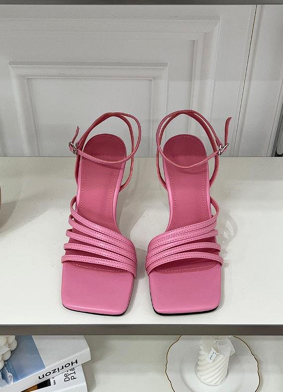 Vade - Korean Women Fashion - #momslook - Square Strap Sandals - 3