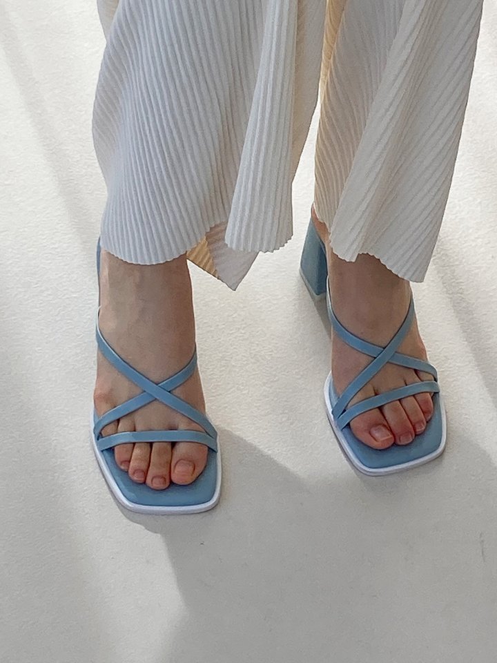 Vade - Korean Women Fashion - #momslook - Vivid Pastel Sandals - 10