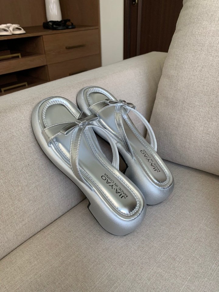 Vade - Korean Women Fashion - #momslook - Ribbon Sandals - 3