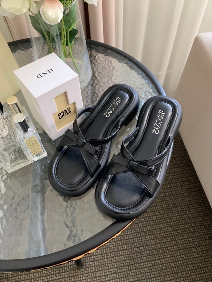 Vade - Korean Women Fashion - #momslook - Ribbon Sandals - 5