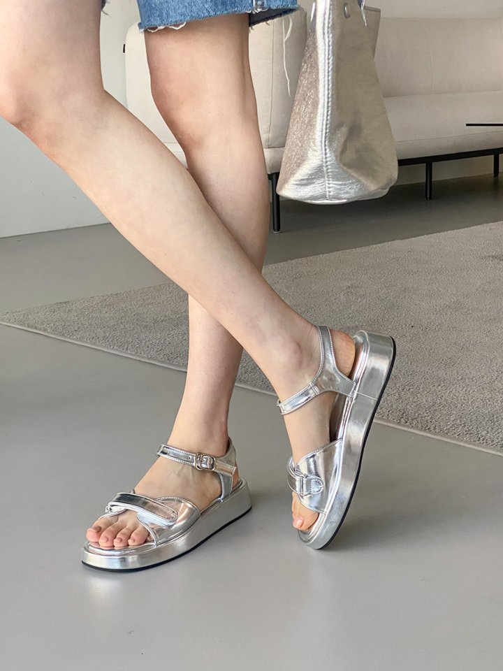 Vade - Korean Women Fashion - #momslook - Sandals Ribbon Platform - 12